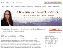 Tablet Screenshot of hendersonville-attorney.com